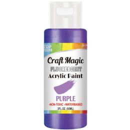 2oz/60ml Acrylic Paint Fluorescent Purple