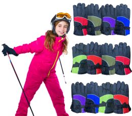 72 Wholesale Yacht & Smith Kids Thermal Sport Winter Warm Ski Gloves Bulk Pack