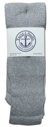 84 Pairs Yacht & Smith Men's Cotton 28 Inch Terry Cushioned Athletic Gray Tube Socks Size 10-13 - Mens Tube Sock