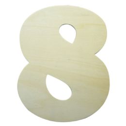 120 Wholesale Wooden Craft Number 8