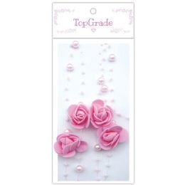 96 Wholesale Pear Garland In Pink