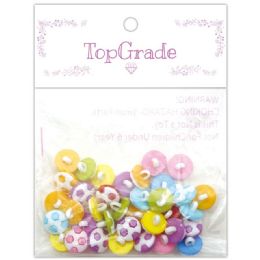 96 Pieces Football Buttons - Craft Beads