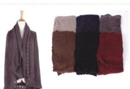 18 Bulk Womens Soft Open Pashmina Shawl Winter Sleeveless Cardigan Vest Warm Knit Shrug