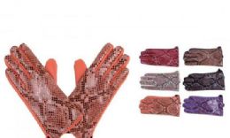 72 Pairs Women's Warm Leopard Print Glove - Leather Gloves