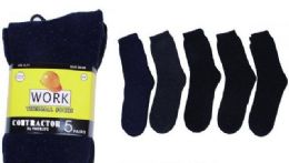 150 Pieces Contractor Thermal Socks - Big And Tall Mens Tube Socks