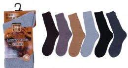 60 Pieces Lambs Wool Sock - Big And Tall Mens Tube Socks