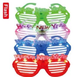 24 Bulk Led New Year Glasses