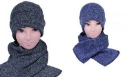 Men's Hat And Scarf Set