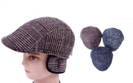 36 Wholesale Flannel Earflap Hat