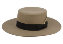 2 Wholesale Morreton Wool Felt Hat With Band And Feather