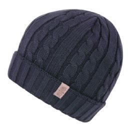 12 of Chunky Cable Knit Beanie And Scarf Set With Fleece Lining