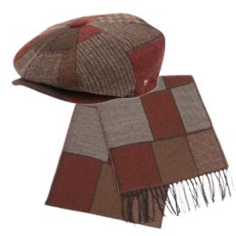 12 of Newsboy Cap And Scarf Set