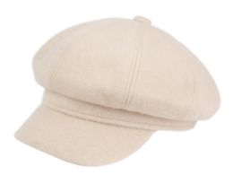12 Pieces Ladies Wool Blend Cabby Hat - Fashion Winter Hats