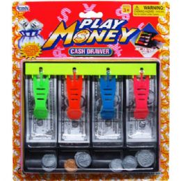 36 Pieces Play Money Cash Drawer - Educational Toys