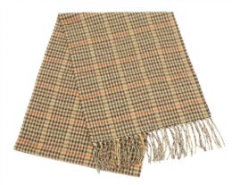 24 Wholesale Mens Winter Plaid Scarf In Brown