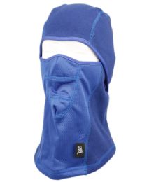 12 Wholesale Winter Face Cover Sports Mask With Front Mesh And Warm Fur Lining In Royal