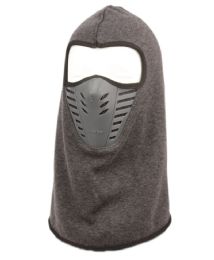 12 Pieces Winter Face Cover Sports Mask With Front Air Flow And Soft Fur Lining In Grey - Unisex Ski Masks