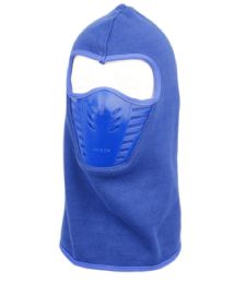 12 Wholesale Winter Face Cover Sports Mask With Front Air Flow And Soft Fur Lining In Royal Blue