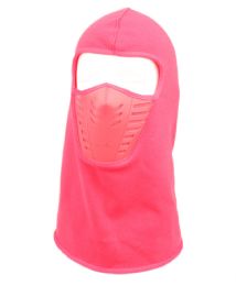 12 Pieces Winter Face Cover Sports Mask With Front Air Flow And Soft Fur Lining In Hot Pink - Unisex Ski Masks