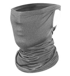 24 Pieces Face Cover Mask With Refillable Filter In Light Grey - Face Mask