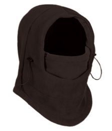 24 Pieces Fleece Winter Flexible Mask In Charcoal - Unisex Ski Masks