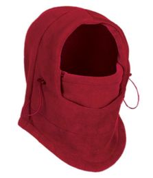 24 Pieces Fleece Winter Flexible Mask In Red - Unisex Ski Masks