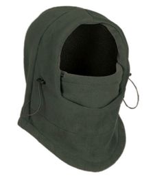 24 Pieces Fleece Winter Flexible Mask In Olive - Unisex Ski Masks