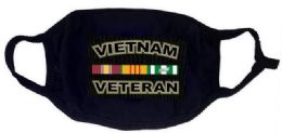 24 Wholesale Vietnam Veteran Black Face Cover All Black