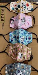 36 Wholesale Kids Cloth Face Cover Animal