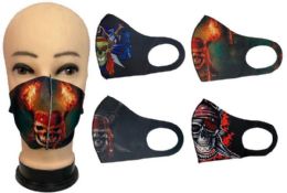 36 Wholesale Assorted Style Pirate Face Cover
