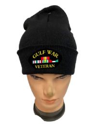 36 Pieces Black Color Winter Beanie Gulf War Veteran - Winter Beanie Hats