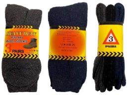 72 Wholesale Heavy Duty Man Wool Socks
