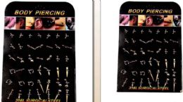 288 Pieces Body Piercing Body Jewelry - Body Jewelry