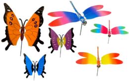 96 Wholesale Garden Stake Decoration Butterfly And Dragonfly