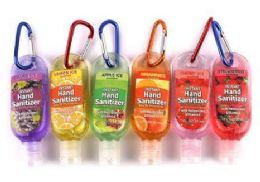 60 of Handsanitizer With Key Chain Hook