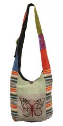 10 Wholesale Nepal Handmade Hobo Purse Large Butterfly Embroidery