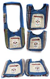 10 Wholesale Handmade Nepal Hobo Bags Sugar Skull Design