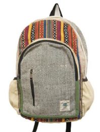 5 Pieces Handmade Hemp Backpack - Backpacks 15" or Less