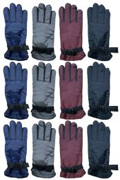 144 Pairs Yacht & Smith Women's Winter Warm Waterproof Ski Gloves, One Size Fits All Bulk Pack - Ski Gloves