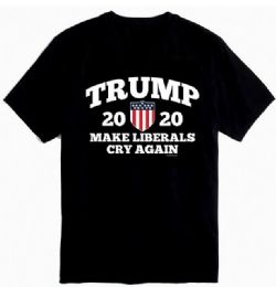 12 Wholesale Black Color T Shirt Make Liberals Cry Plus Size