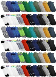60 Wholesale Yacht & Smith Assorted Pack Of Boys Low Cut Printed Ankle Socks Bulk Buy