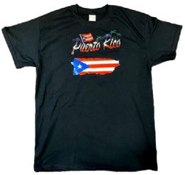 12 Wholesale Puerto Rico Style T Shirt