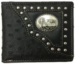 12 Pieces Praying Horse Western Bi Fold Wallet - Wallets & Handbags