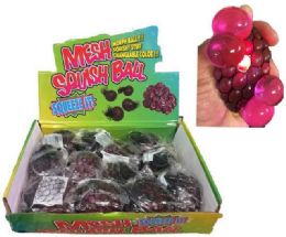 96 Wholesale Glitter Squish Ball With Putty Inside Display Box