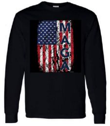 6 Bulk Maga Black Color Sweater Shirts
