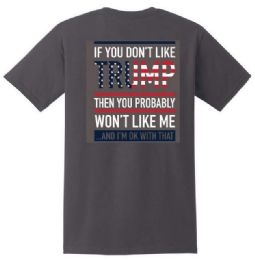12 Pieces Dark Gray Color If You Don't Like Me Plus Size - Mens T-Shirts