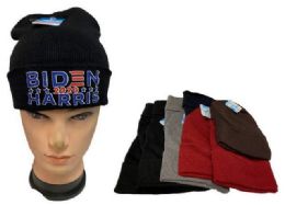 36 Pieces Biden And Harris Winter Beanie Mix Color - Winter Beanie Hats