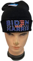 36 Bulk Biden And Harris Winter Beanie Black Color