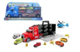 16 Wholesale Truck With Carry Case Play Set
