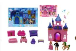 30 Pieces Castle With Light And Sound - Girls Toys